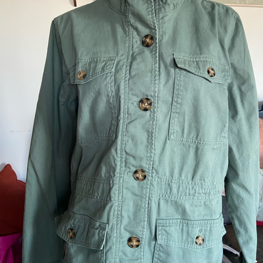 St John's Bay Green Utility Jacket